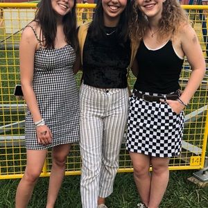 Black Velvet side split top